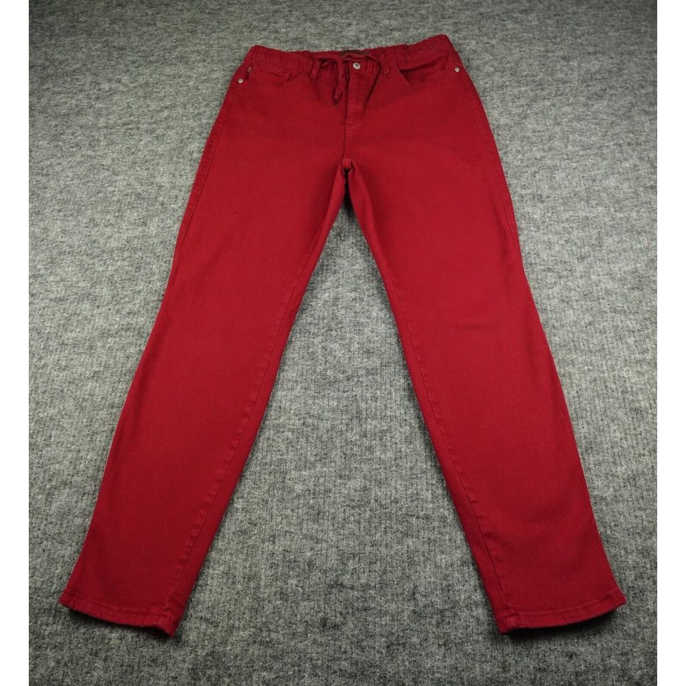 Judy Blue Women's Burgundy Red Jeans